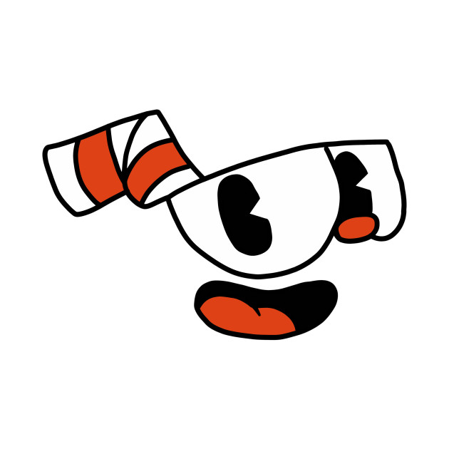 Cupheadface Cuphead And Mugman TShirt TeePublic