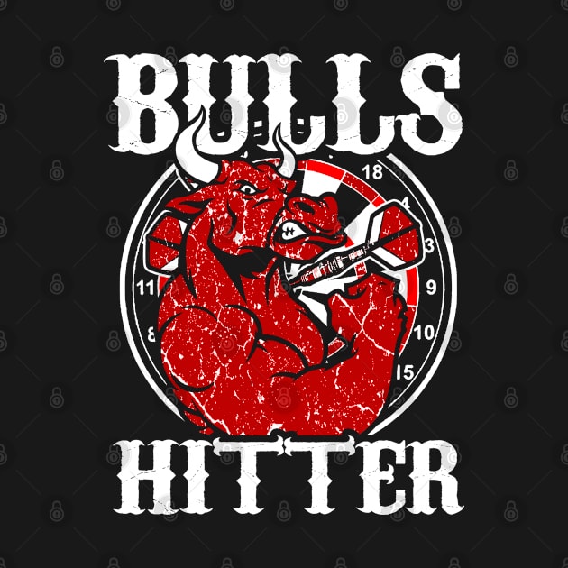 Dart Strong Bull Bullseye Hitter Player Team Gift by MrTeee