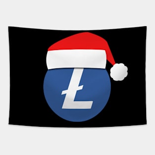 Litecoin Merry Christmas Tapestry