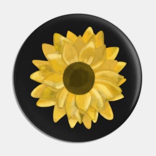 Field of Kansas Sunflowers Pin