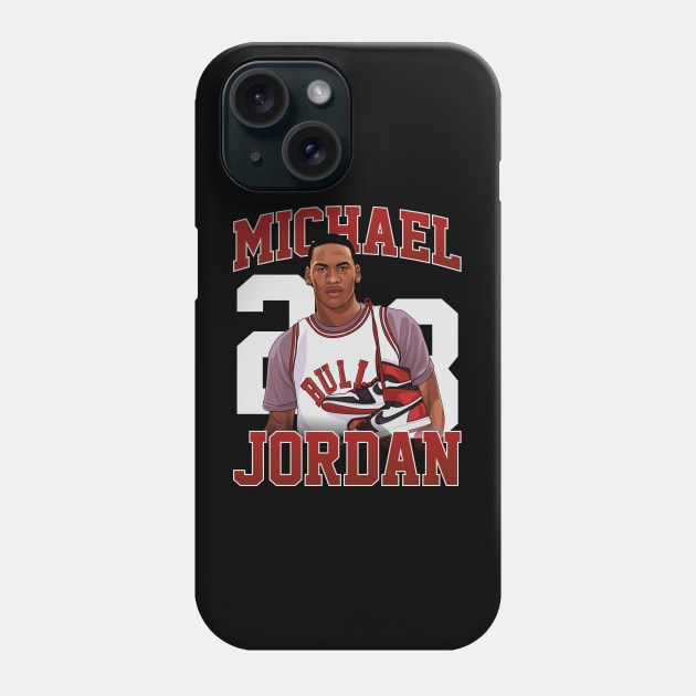 Michael jordan Basketball Legend Phone Case by Litaru