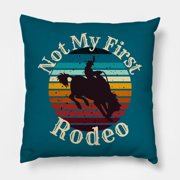 First Rodeo Pillow by capesandrollerskates 