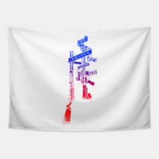 God Guns Freedom Tapestry