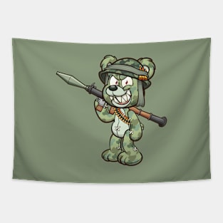 Military Teddy Bear Tapestry