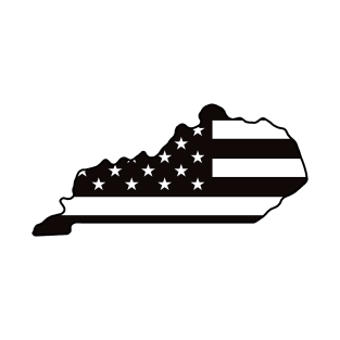 Black and White Flag Kentucky T-Shirt