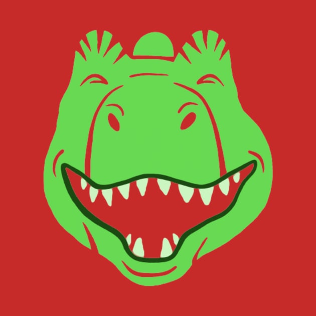 Green monster laughing by SaBa Store