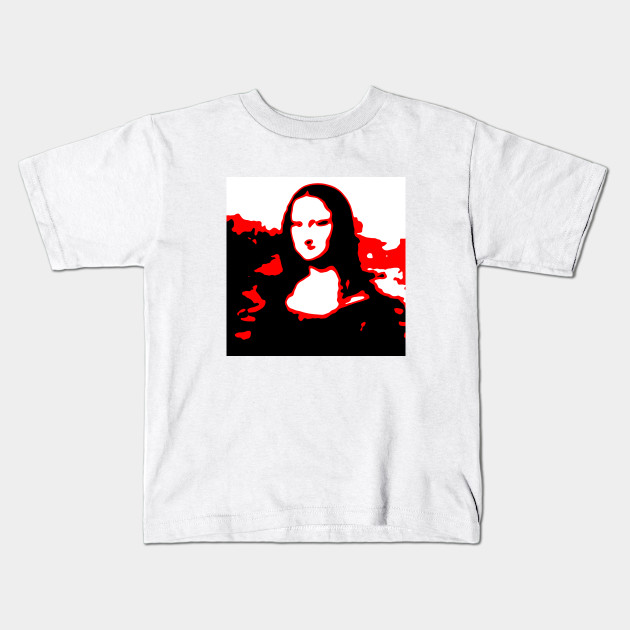 Moan Lisa Profile Classic Art Kids T Shirt Teepublic
