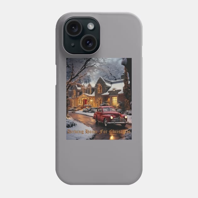 Driving Home For Christmas 3 Phone Case by Tarrby