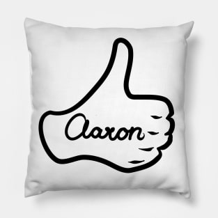 Men name Aaron Pillow