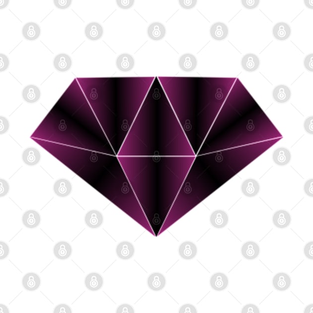 Purple diamond by SAMUEL FORMAS