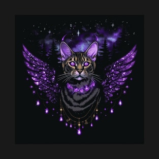 Bengal Cat With Wings T-Shirt