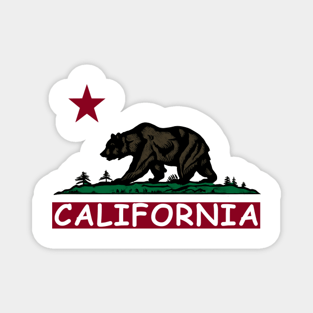 California Flag Magnet by Sneek661