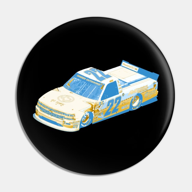 NASCAR CHROME GOLD Pin by CharlieCreator