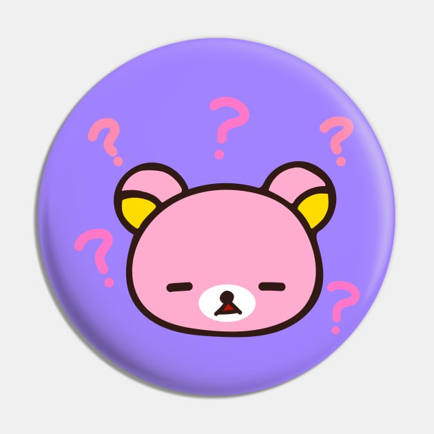 Confused Rilakkuma Pin by Pinksweet