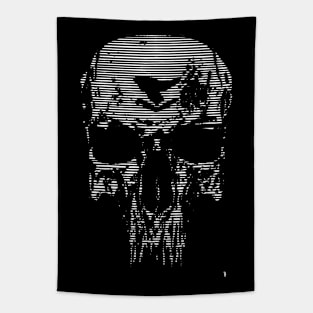 Retro skull, skull spirit. Tapestry