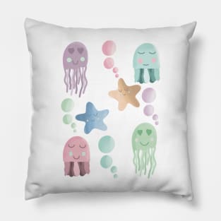 Ocean Doodles #1 Pillow