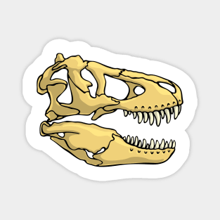 T-rex Skull Illustration Magnet