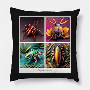 Large Mythical Insects Poster Pillow