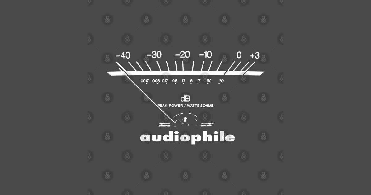 Audiophile VU Meter Design - Audiophile - T-Shirt | TeePublic