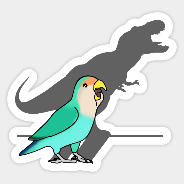 T Rex Shadow Dutch Blue Peach Faced Lovebird Birb Memes