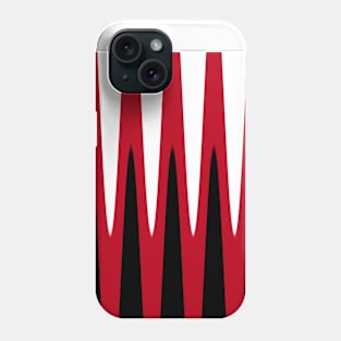 Wave Design Red Phone Case