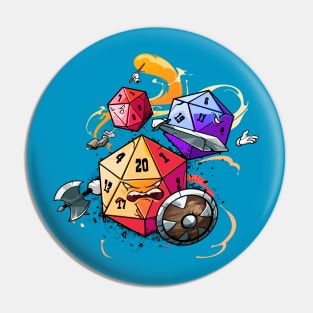 Dice Warriors Pin