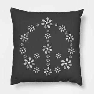 Peace Flowers Pillow