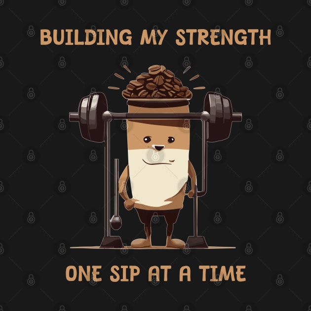 Building my strength with coffee by Patterns-Hub