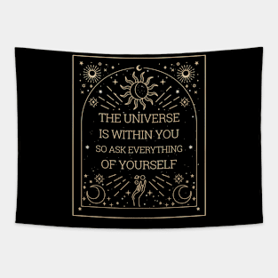 Mystical Quote Spiritual Spirituality Tapestry