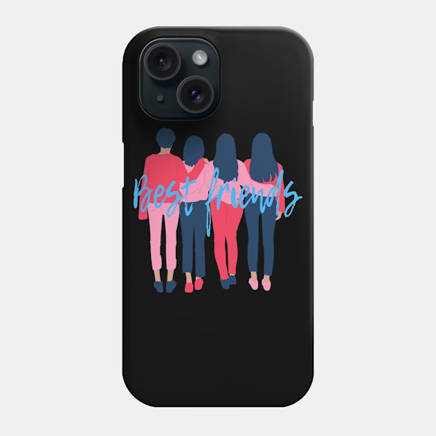 best friends girls Phone Case by nailmed