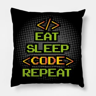 Funny Programmer Software Developer Pillow