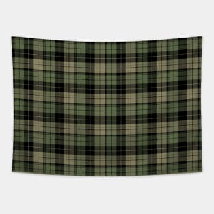 Yellow, Green, Black, Finch Mixed Colors Tartan; Plaid Pattern Design Tapestry