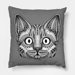 Egypt cat aztec pattern art Pillow