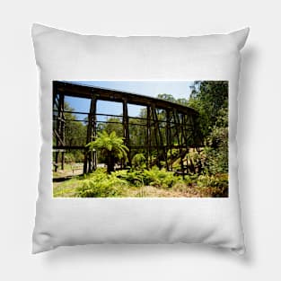 Noojee Trestle Bridge Pillow