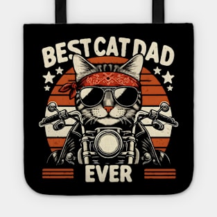 Best Cat Dad Ever Funny Cat Lover Tote