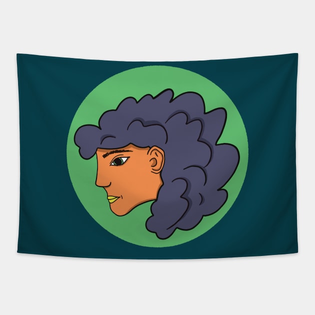 Embrace Your Curls Tapestry by Dunak