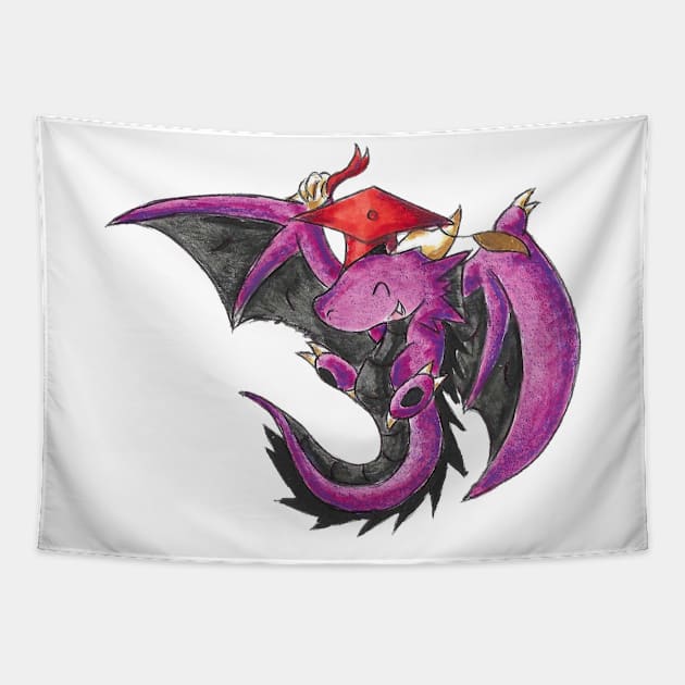 Little Wyvern Grad Tapestry by KristenOKeefeArt