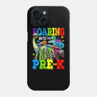 Roaring Into Pre-K Monster Truck Dinosaur T Rex Phone Case