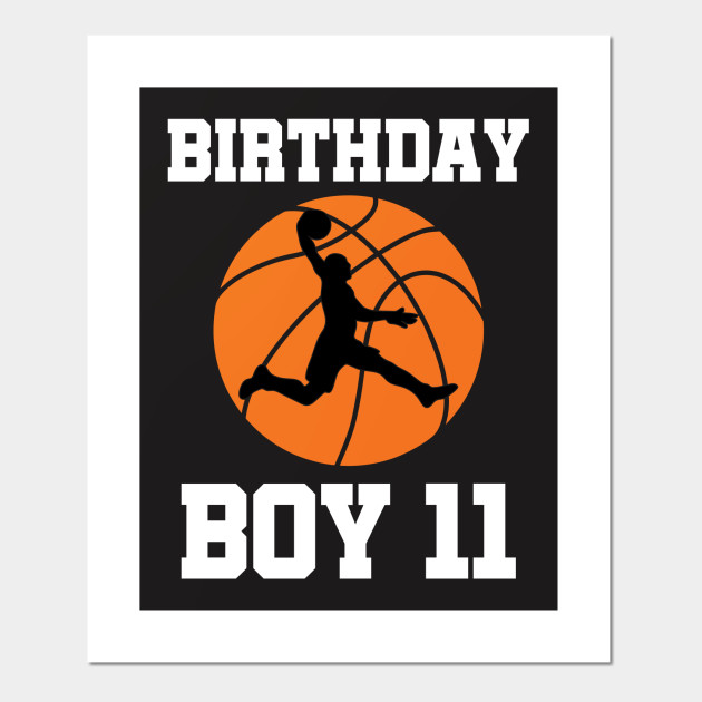Basketball Birthday 11th Birthday Shirt Basketball Birthday