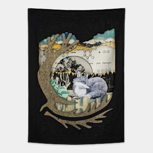 Forest Fox Tapestry