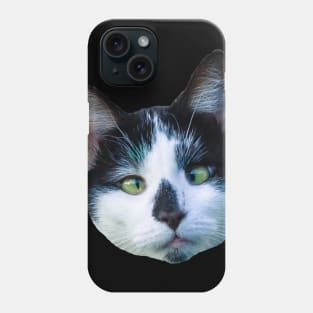 Funny Cat Head Phone Case