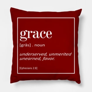 Grace - Ephesians 2:8 | Bible Quotes Pillow