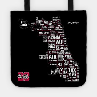 The Michael Jordan (Chicago) Map Tote