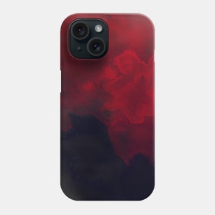 Red and Black smoke Phone Case