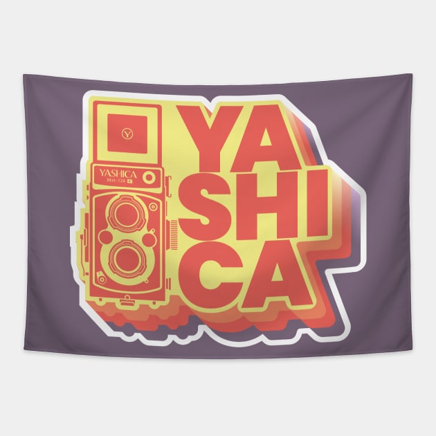 Yashica candy Tapestry by miguelangelus