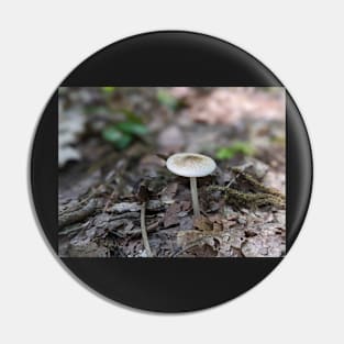 White Mushroom Pin