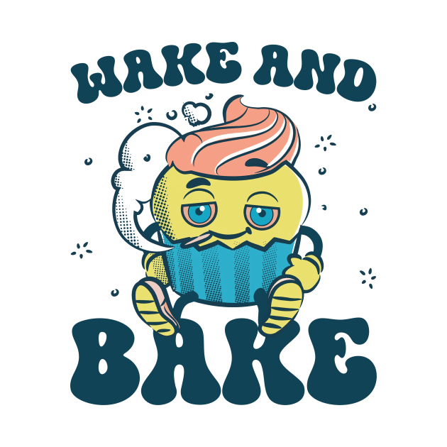 Wake and Bake Cookies Funny Gift For Boys Girl Kids by Los San Der