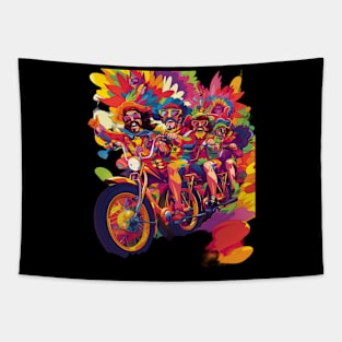 Banana Splits - Monkey Jamboree Tapestry