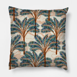 Exotic Palms No. 002 / Oasis in the Desert Pillow