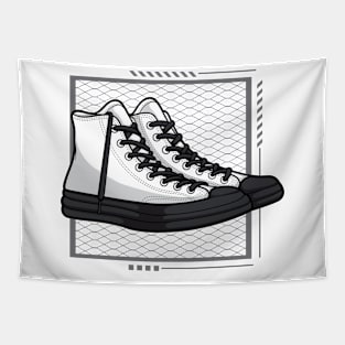 CeDeGe White Skate Sneaker Tapestry